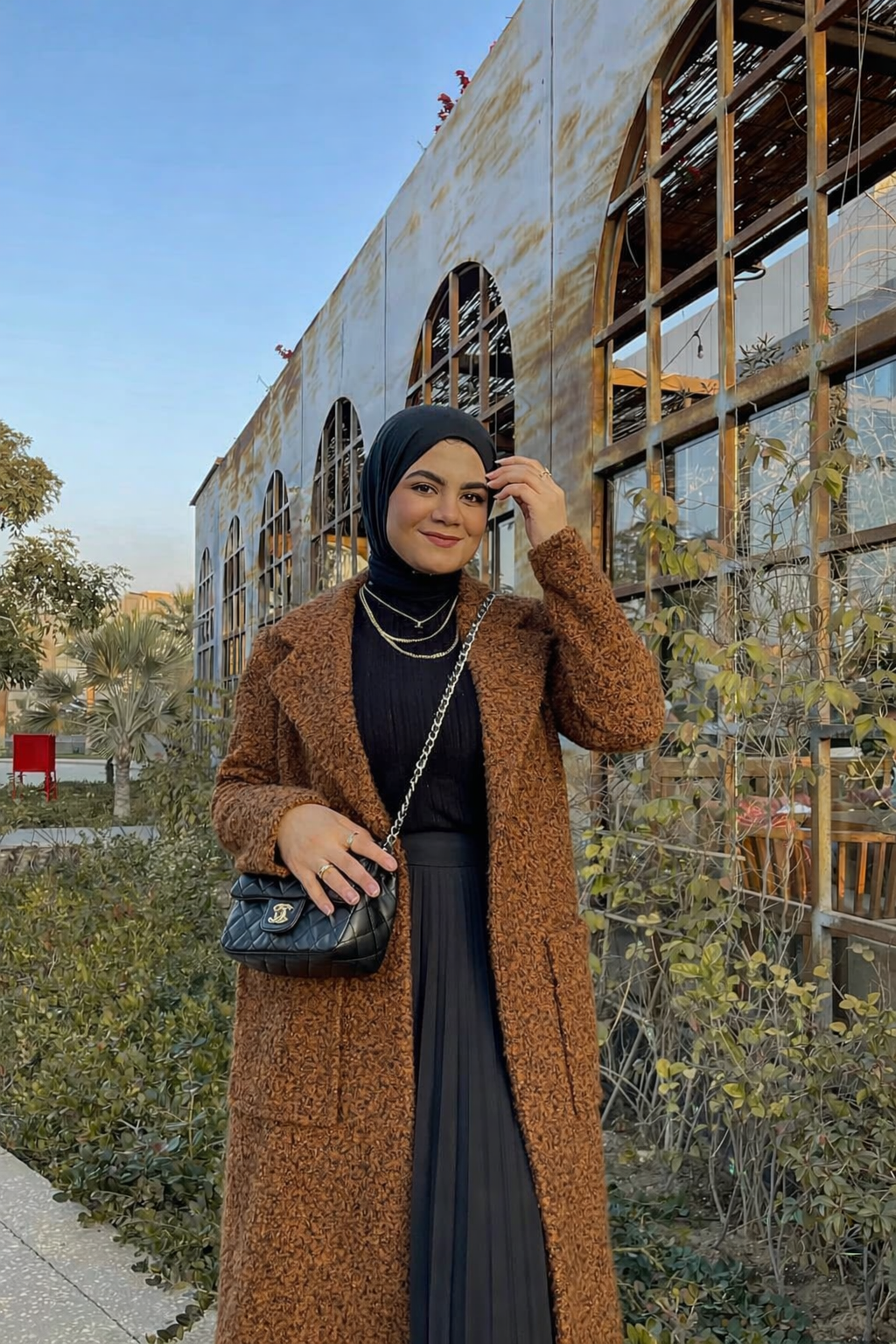 Brown Teddy Long Coat