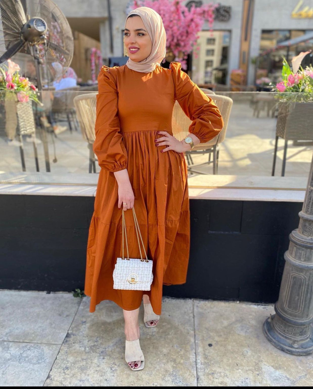 Layla Puff Sleeve Dress