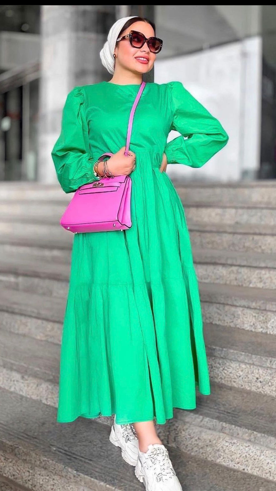 Layla Puff Sleeve Dress